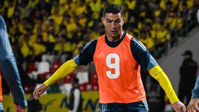 واکنش رونالدو به تساوی النصر