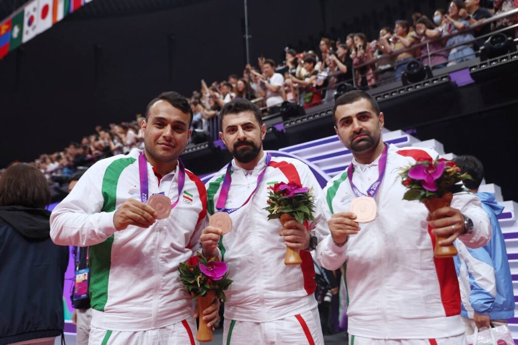 تمام مدال‌آوران ایران در بازی های آسیایی هانگژو+ عکس