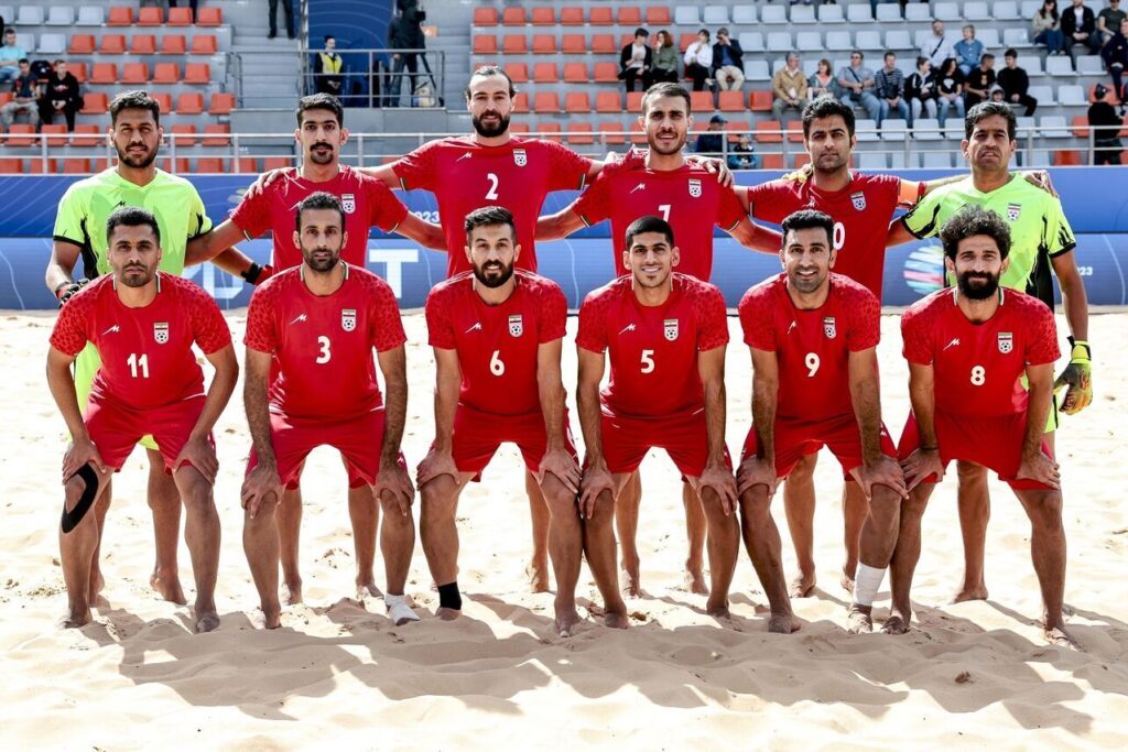 ساحلیبازان ایران نایب قهرمان شدند