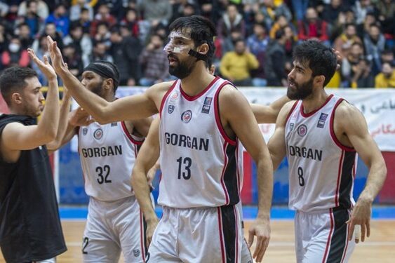 شهرداری گرگان در فینال لیگ برتر بسکتبال