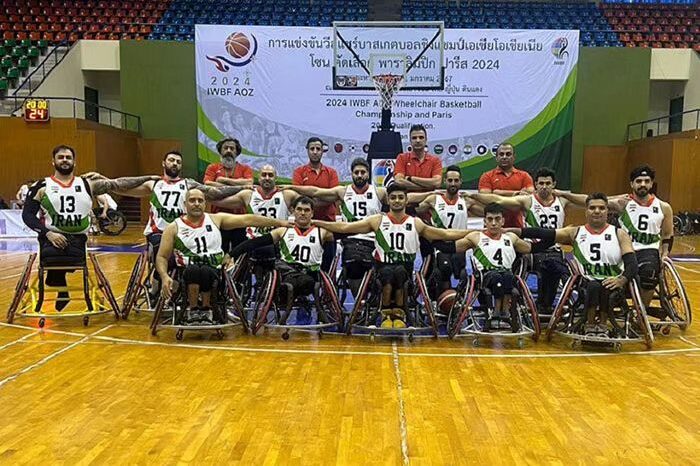 پیروزی بسکتبال با ویلچر ایران مقابل تایلند