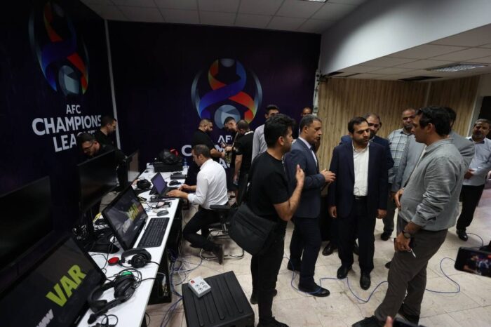 معاون وزیر ورزش از اتاق VAR آزادی بازدید کرد