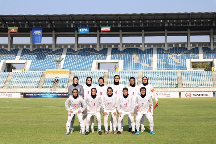 ورود تیم ملی فوتبال زنان به تهران