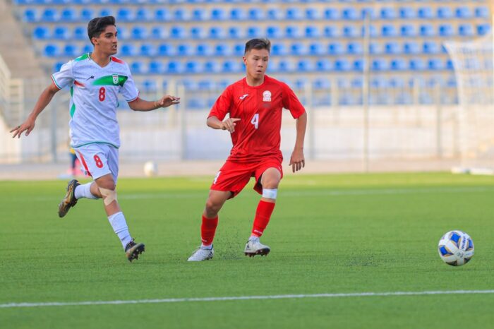گزارش تصویری از دیدار تیم های ملی نونهالان ایران و قرقیزستان