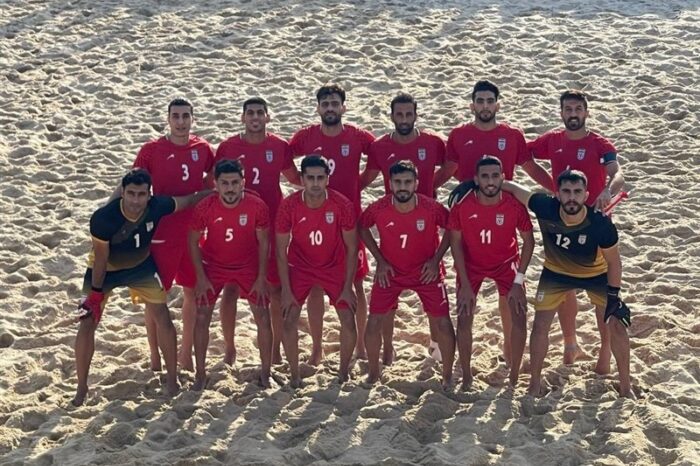 پیروزی تیم ملی فوتبال ساحلی ایران مقابل جمهوری آذربایجان